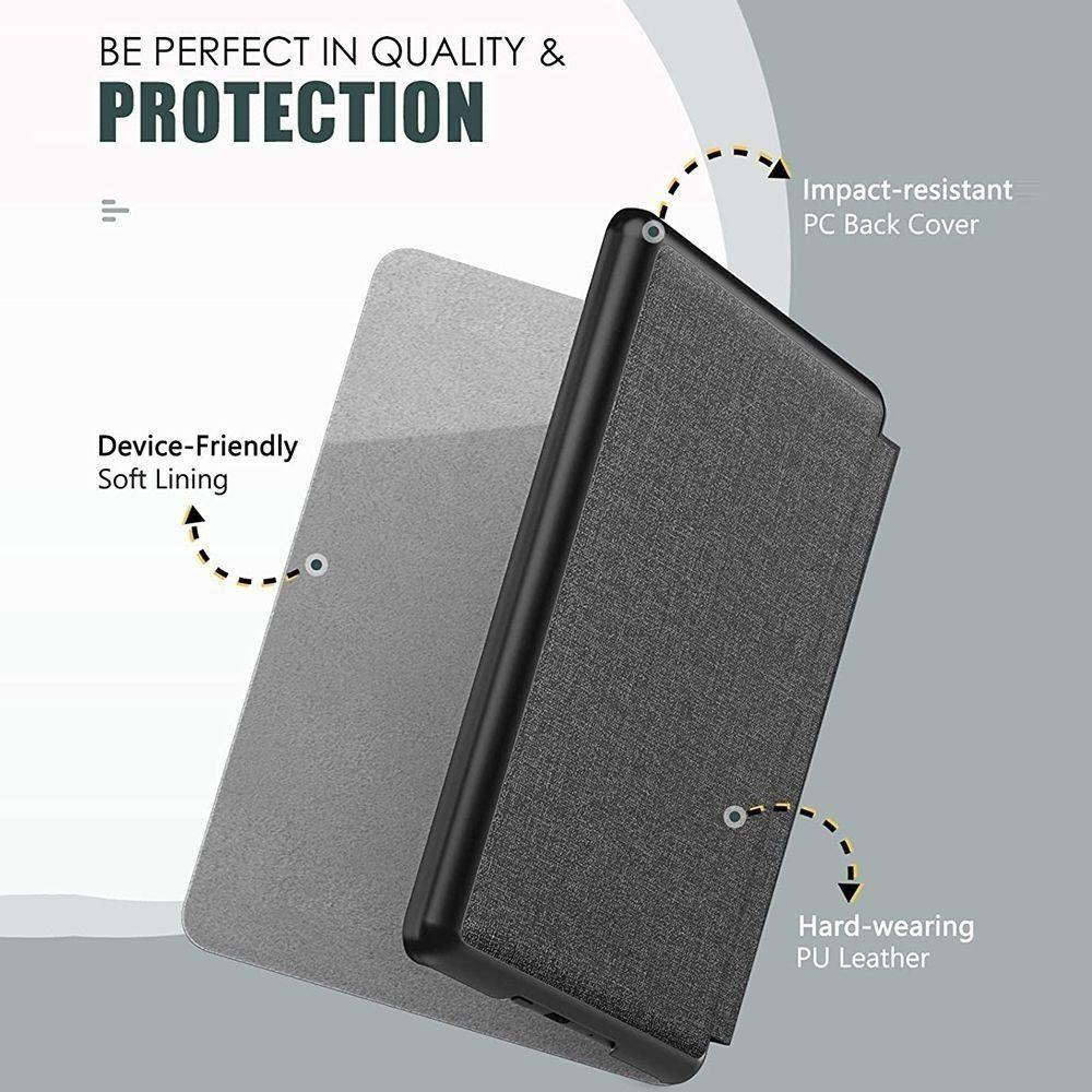 Anti Scratch 6 inch e-Reader Case Leather Protective Shell for Kindle 2024 (12th Generation)