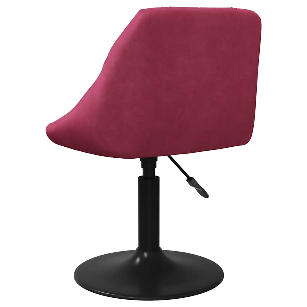 Bar Stool Wine Red Velvet