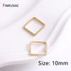 14K Gold Plated Brass Star/Pentagram/Square/Round Connector For Jewelry Making Supplies Earrings Making Accessories Wholesale