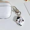 Creative Cat Shape Keychain Charm Animal Toy Keyring Doughnuts Animal Pendant Decoration Women Backpack Accessories