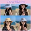 Summer Sun Protection Wide Brim Fisherman Hat With Breathable Polyester For Outdoor Activities