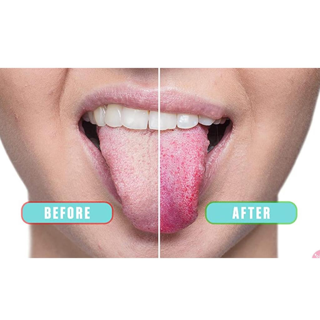 Tongue Coating Cleaner Brush Copper Scraper Board with Case Cleanning Tool to Reduce Bad Breath