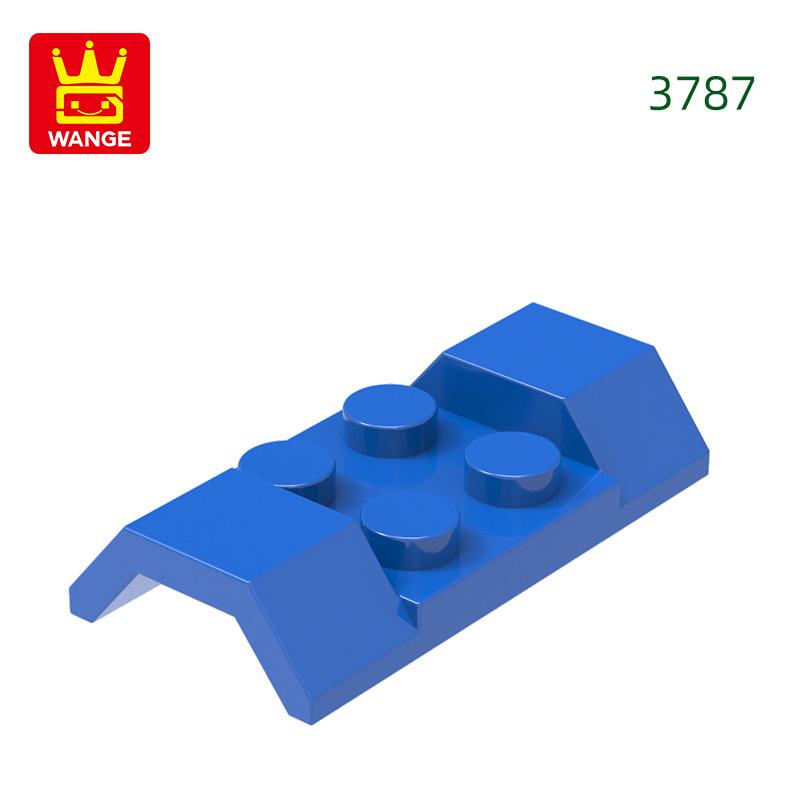 Non-Toxic 3787 100G/80Pcs 2X4 Car Fender Block Moc Color Arched Accessories Compatible With Bricks Diy Children'S Toy Assembly Gift
