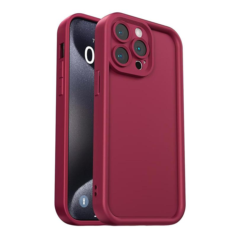 

Suitable for Apple Phone Cases, A Stepped Color TPU Protective Case with Grooves, Thickened Anti-drop Soft Rubber Shell iphone11