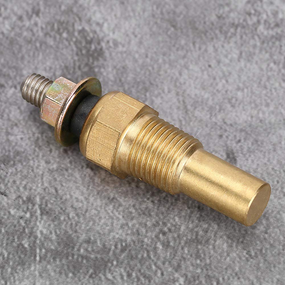 Oil Temperature Sensor, Water/Oil Temp Temperature 1/8 NPT Electrical Sender Transmitter Sending Unit Temp Sensor