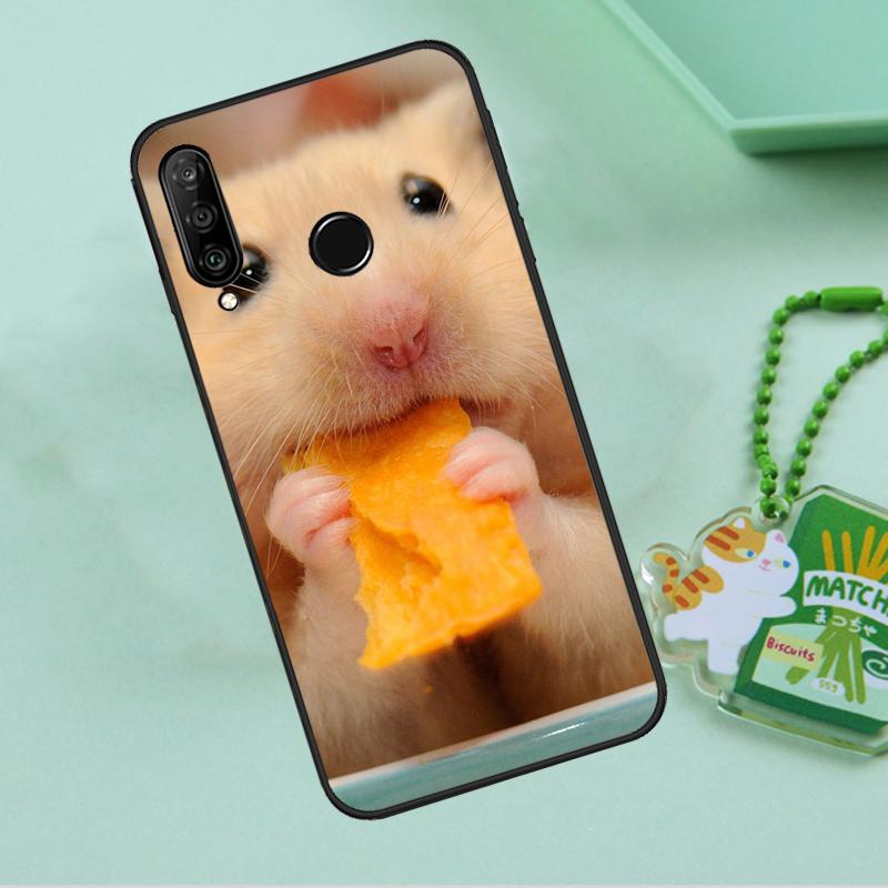 Cute Lovely Pet Hamster For Huawei Nova Y90 Y70 Y60 Y61 Y91 Y72 9 10 SE 12i 12s 11i 5T P60 Pro P20 P30 P40 Lite Case