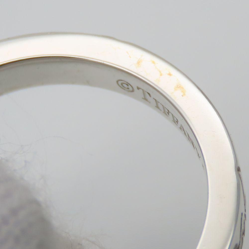 Used TIFFANY&Co. Ring Notes Narrowing New York EU#50 Silver925 2.7g Silver Accessories