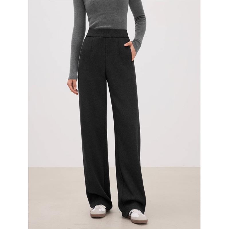 Winter 2025 Flattering Velvet Women s Casual Long Pants Medium