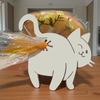 3pcs Cute & Durable Cat Butt Clips - Plastic, Easy To Use for Food Bags, Kitchen & Dining, Organizing Snacks