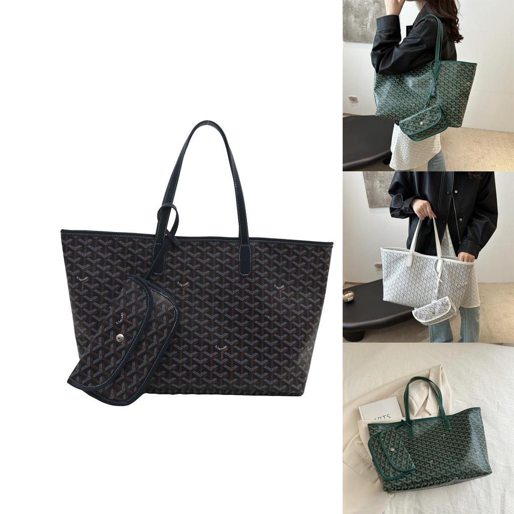 Bella Borsa a Spalla Tote Grande Capacità Blu o Marrone per Donna con Chic Street Style
