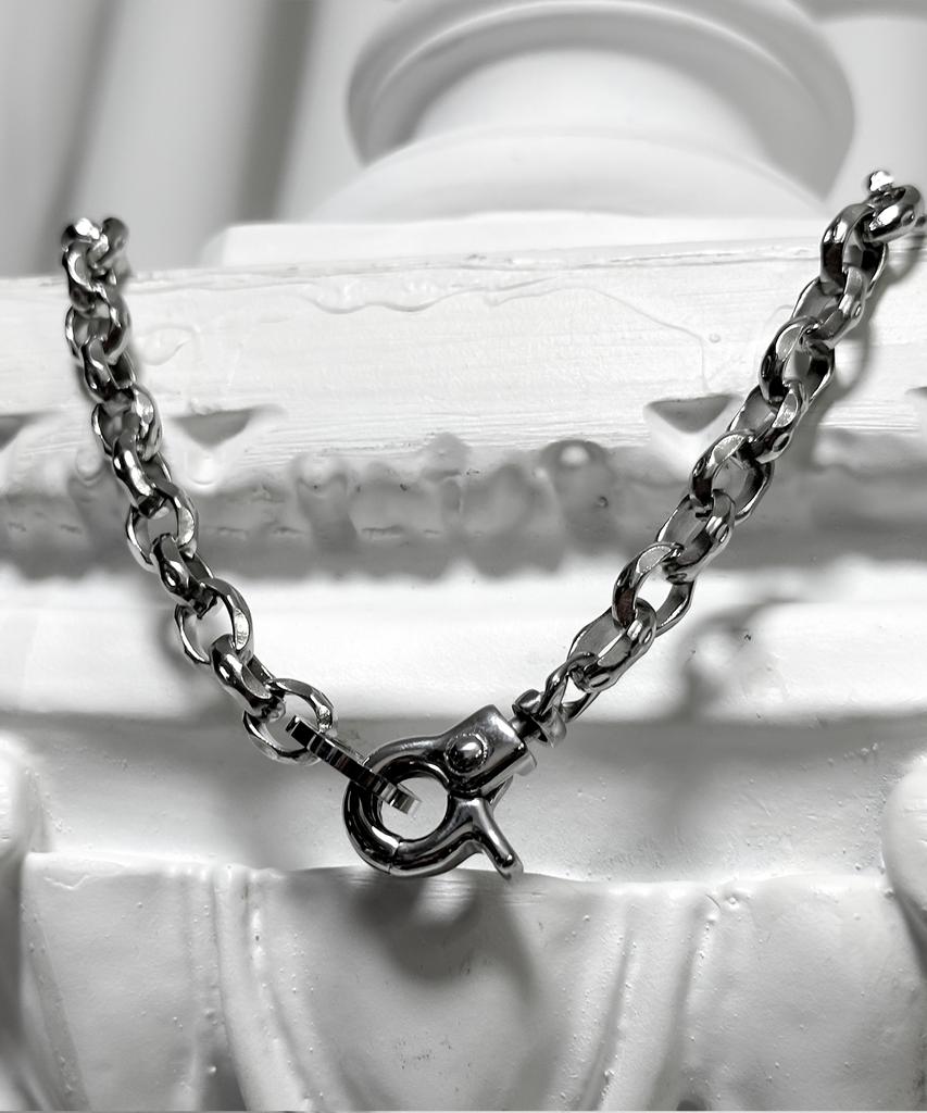 Blessed Bullet Rugged Ellipse Chain Necklace