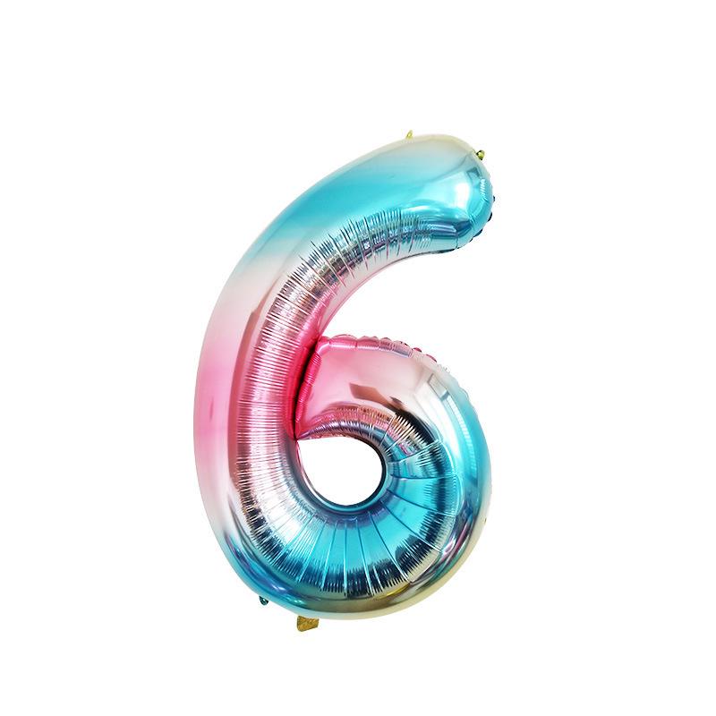 Globos de Aluminio con Número de 40 Pulgadas (EE. UU.) - Decoración de Fiesta