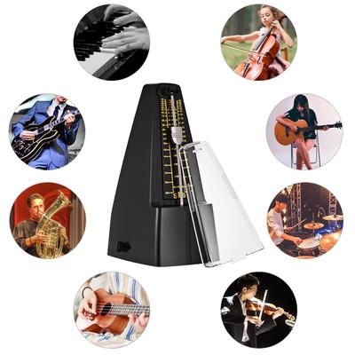 Nešiojamas mechaninis metronomas gitarai smuikui fortepijonui bosui pradedantiesiems Naujiena