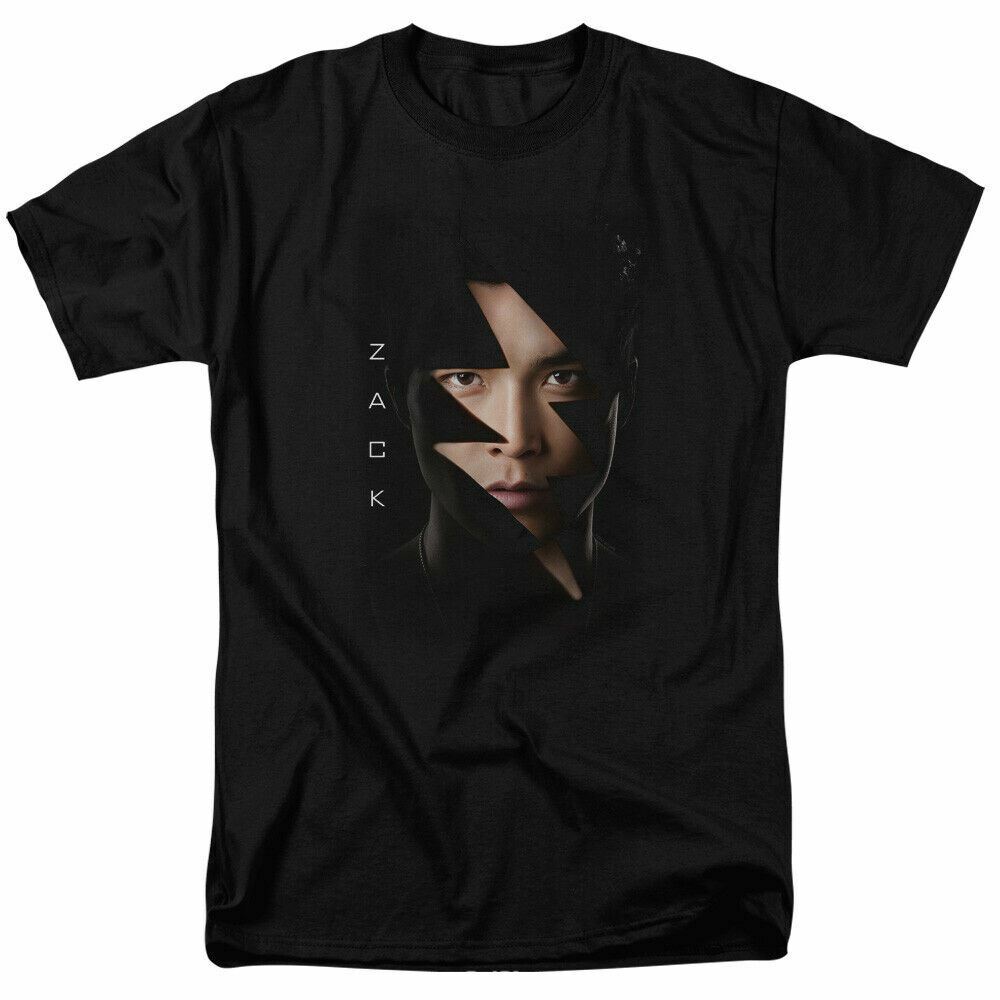 Power Rangers Movie Zack Bolt T Shirt Mens Licensed Movie Tee Black XXXXL