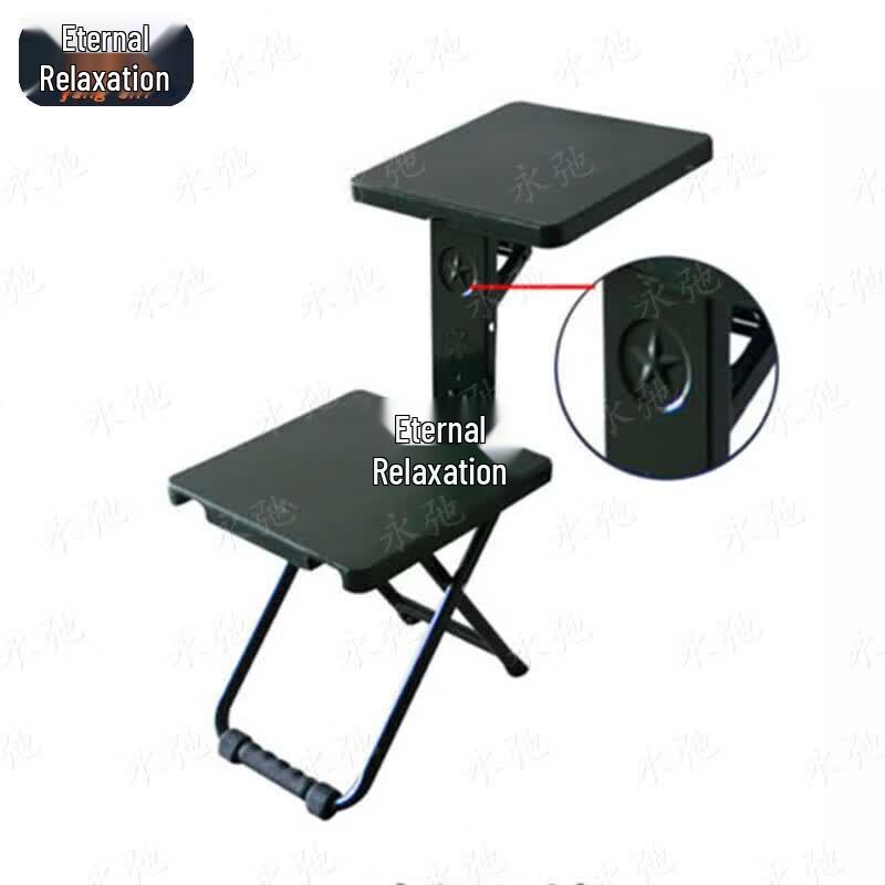 Portable Military Green Folding Learning Stool