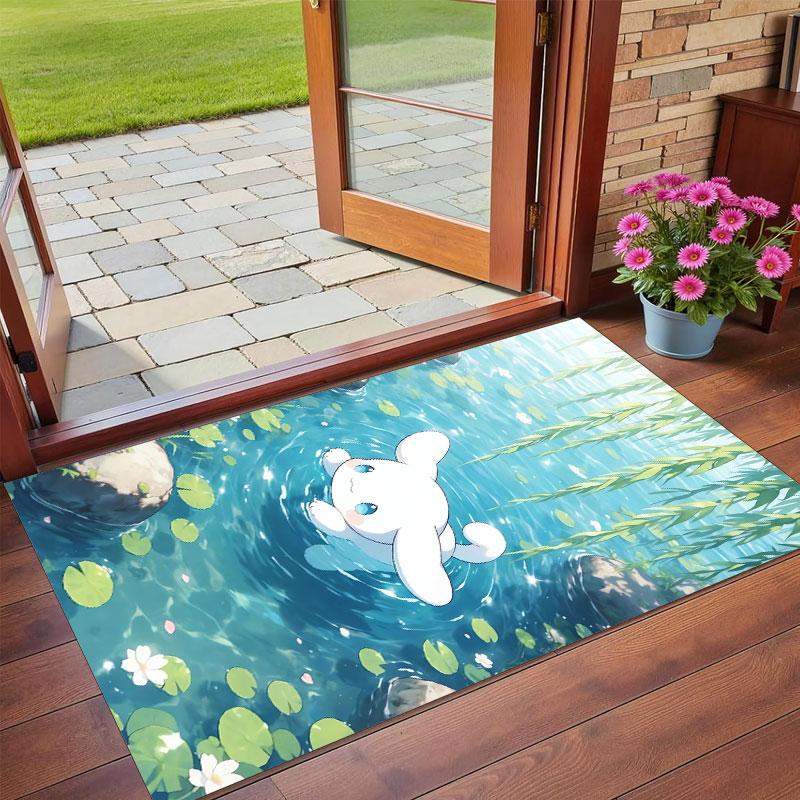 Crystal Velvet Rug Soft Non Slip Indoor Floor Mat Home DecorCinnamoroll