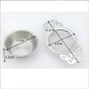 Stainless Steel Tea Strainer Beautiful Lace Trim Strong Mesh Durable Filter for Tea Making Kitchen and Dining Accessories