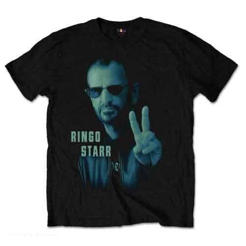 

Ringo Starr Colour Peace T-Shirt Black New Unisex T-Shirt XXXXL