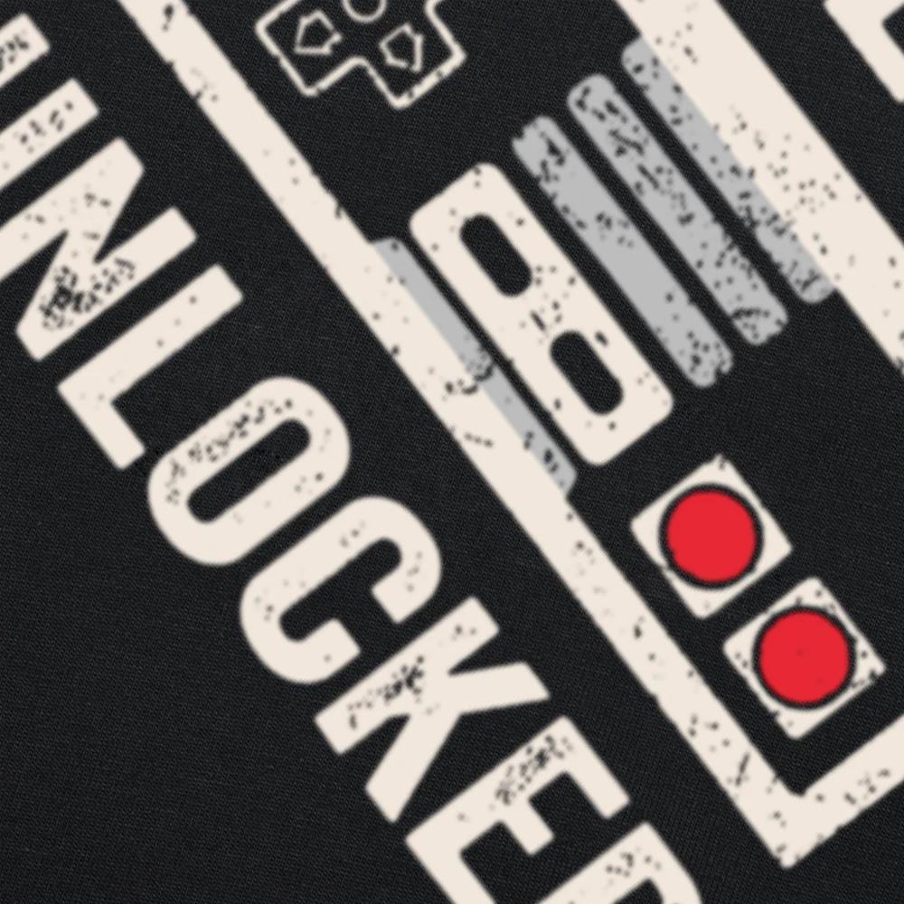 Funny Level 40 Unlocked Video Gamer 40th Birthday Gifts T Shirts Summer Graphic Streetwear Short Sleeve T-shirt Mens Clothing