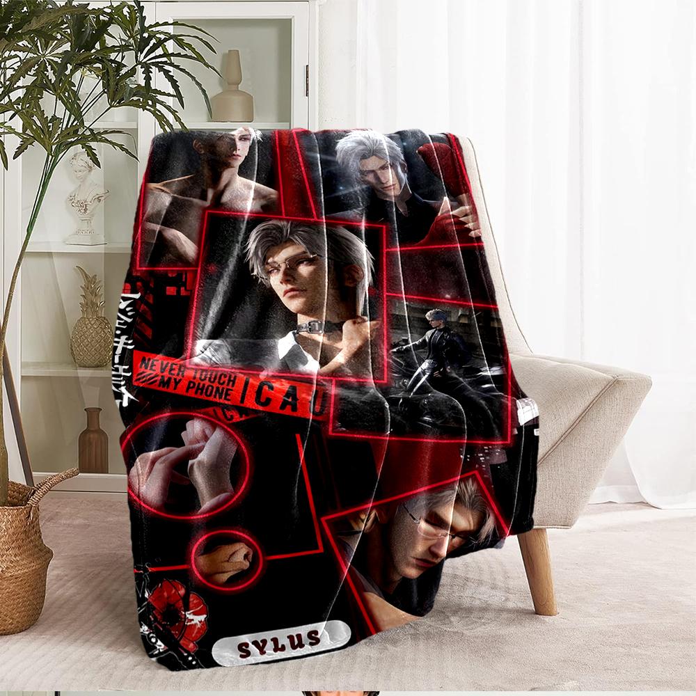 Love and Deepspace Theme Printed Blanket - Perfect for Couch, Bed, Travel & Outdoor Use | Machine Washable, Cozy & Durable.