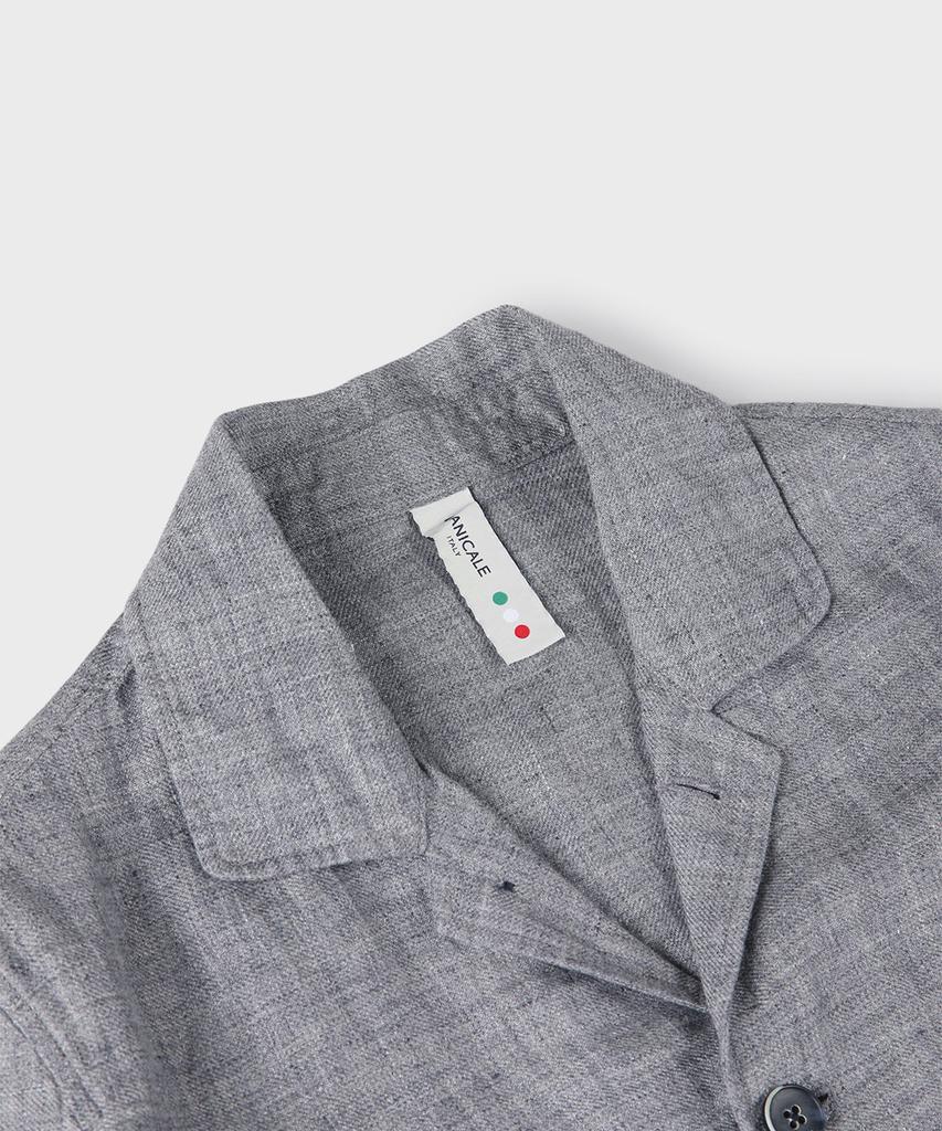 Panicale Blue Linen Enio Jacket