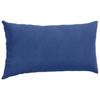 Sofa Cushions 2 Pieces Police Blue 80 X 40 Cm Cord Fabric