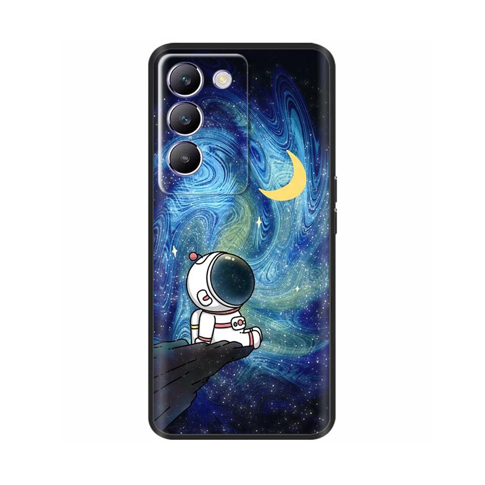 Shockproof Cover For Vivo V40 SE 5G T3 Y200e 5G V40SE Animal Painted Phone Back Cover Soft Silicone Case For Vivo T3 V40 SE Capa