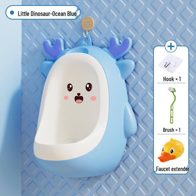 Boys' Cartoon Wall-Mounted Urinal Pee Device