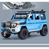 1/24 Benz G550 Adventure Version Alloy Simulation Car Model Sound and Light Pull Back Toy Off Road Vehicle Boys Collection Decoration