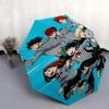 1pc Boku no Hero Academia Inspired Automatic Folding Umbrella, Portable 3-Fold Design with Iron Frame, Perfect for Fans, Travelers, Everyday Use, and