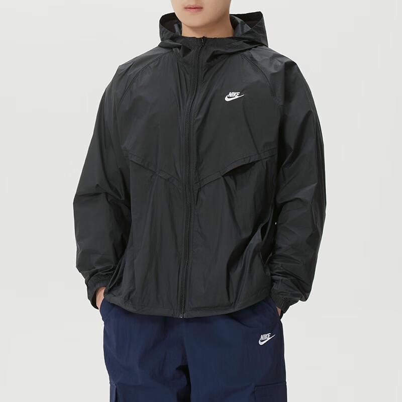 Nike Men's IO9628-010 Woven Hooded Jacket