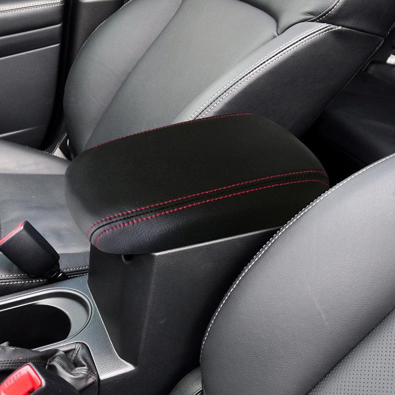 Subaru Forester 13-18 Armrest Box Leather Cover Pad - Interior Modification Accessory
