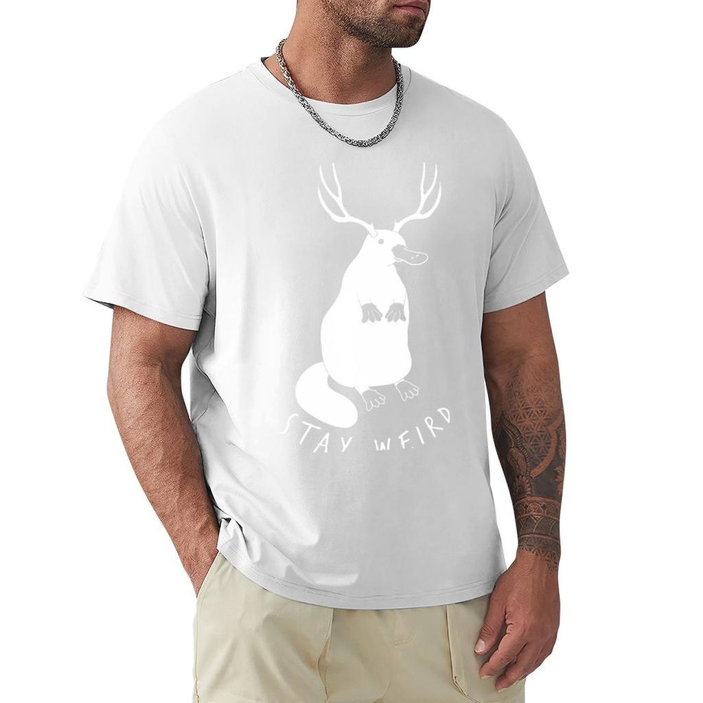 Stay Weird Tshirt Cool Feeling Summer Tee Shirt