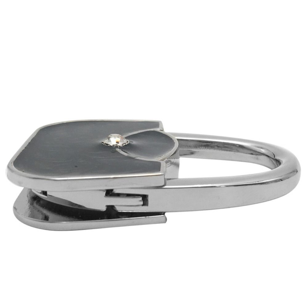 Gancio Pieghevole in Metallo Gancio da Tavolo Design Portatile a Forma di Borsa Pieghevole Borsa Borsa Borsa Appendiabiti da Tavolo Scaffali Ganci Multiuso