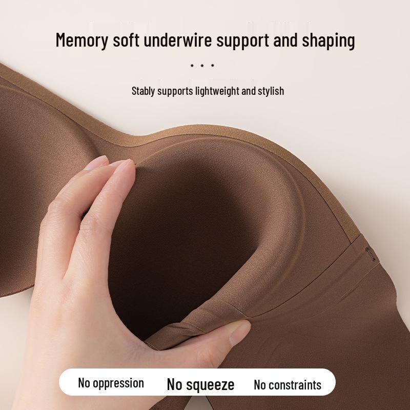 3D Seamless Women's Anti-Sag Underwire Bra with Adjustable Side Support