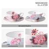 Wedgwood Rhododendron Bone China Coffee Cup and Saucer Gift Set