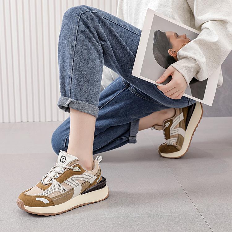 Sneaker Women's Fleece-lined Autumn and Winter New Platform Women's Shoes Versatile Casual Shoes Women