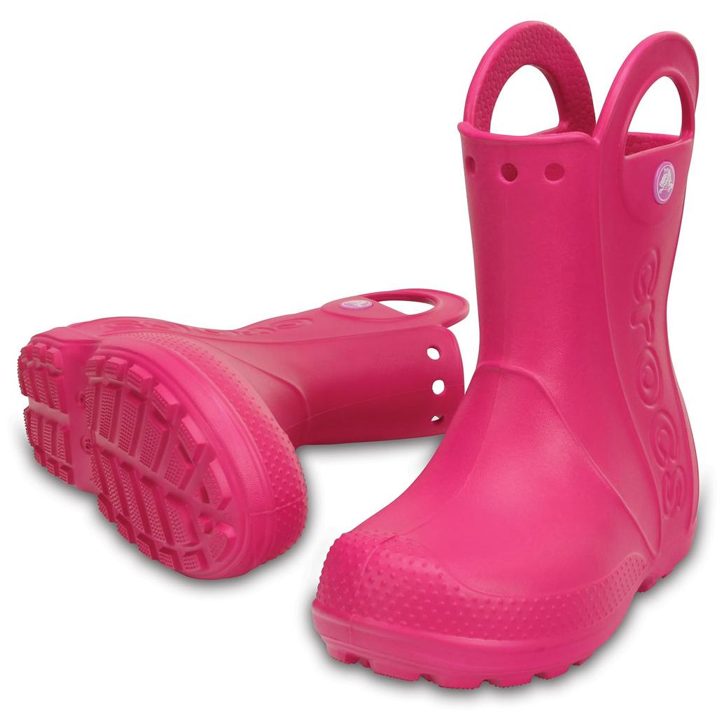Crocs Boots Handle It Rain Boots Kids Candy Pink Cm 19.5