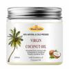 100% Pure Coconut Hair Oil – Cold-Pressed & Natural – For Hair Growth, Scalp Nourishment & Shine – Non-Sticky & Lightweight – 200ml with Khadi In
