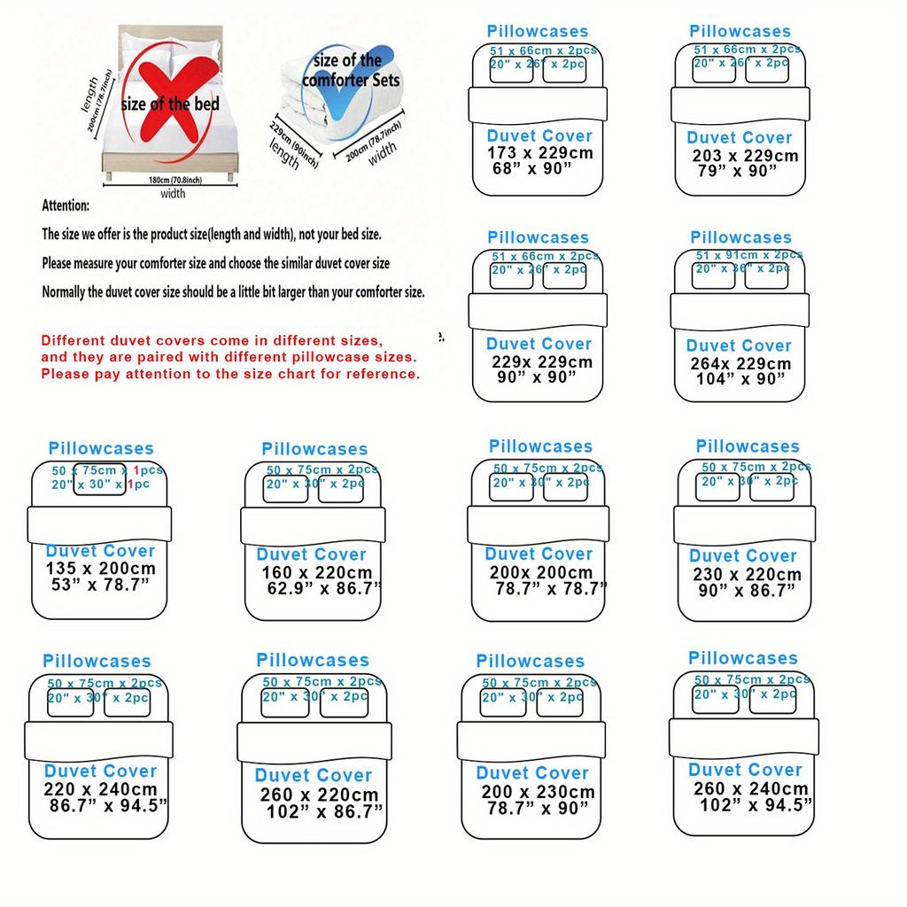 2/3pcs 3D Blue Wave Print Duvet Cover Set Black Background Ocean Wave Element Bedding Set (size 135x200 Only 1 Pillowcase)