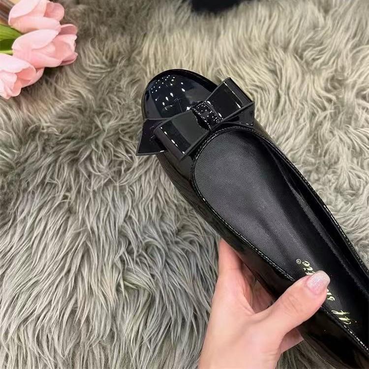 

Bow retro wedge heel light mouth single shoes women s 2025 new spring and autumn black height increase versatile non-slip Mary Jane shoes 40 телесный