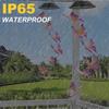 Cute Solar Wind Chime Colorful Gradient Hanging Hanging Solar Lights Weatherproof Landscape Lamp LED Wind Chime Light