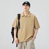 Men's Summer New Loose Short-sleeved POLO Shirt Men's Lapel Thin Short T-top