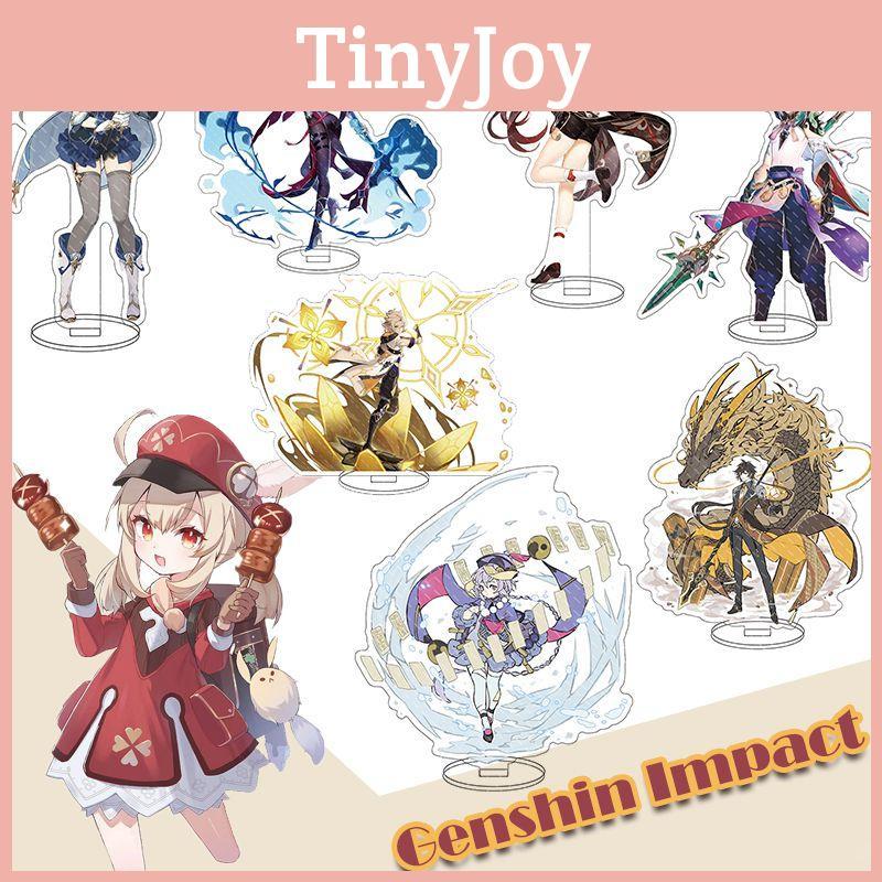 Exquisite Genshin Impact Barbatos Keqing Barbara Acrylic Figure Stand For Display Decor