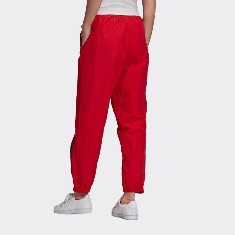 Adidas Originals Track Pants Sports Lifestyle Series Loose Comfortable Soft Athletic Long Pants Women Bottoms Red GJ7718