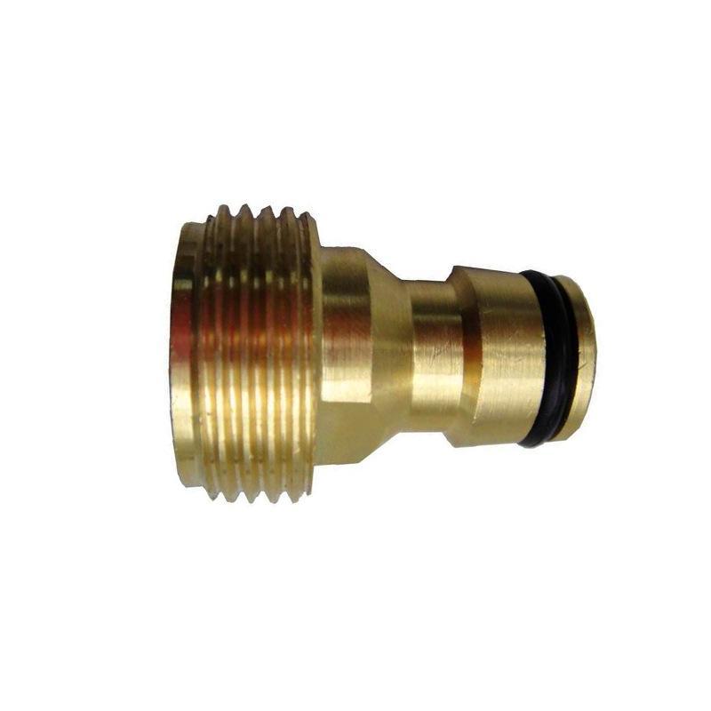 Copper 6-Point Quick Connect Faucet Adapter for Car Wash Hose