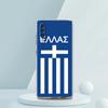 Greece Greek Flag Transparent Phone Case for Samsung Galaxy A16 A14 A12 A22 A24 A42 A02 A06 A50 A70 A20 A30 A40 Soft TPU Cover