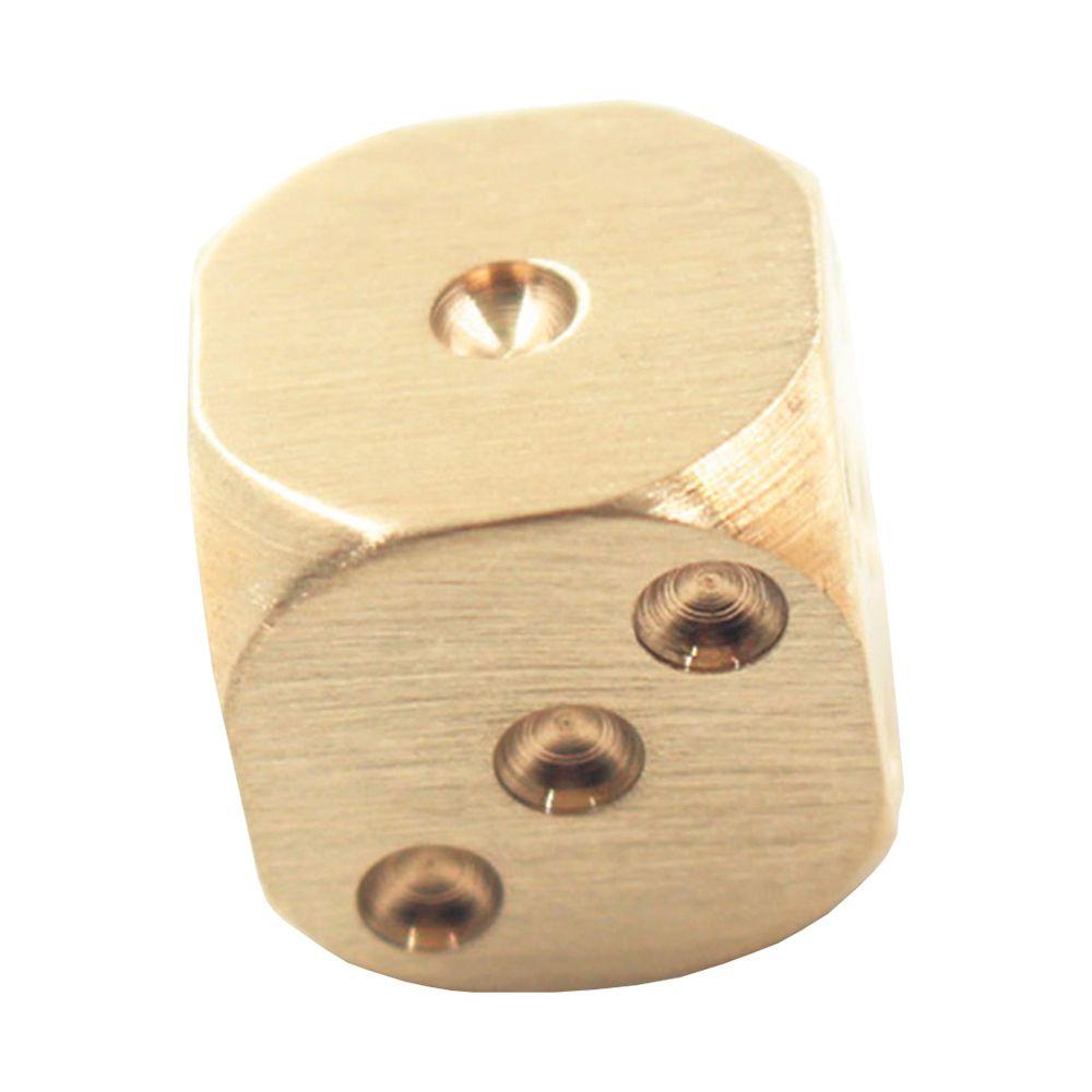 Polished Bar Supplies Figurines Decorative Items Copper Dice Solid Dice Metal Solid Dice Brass Dice