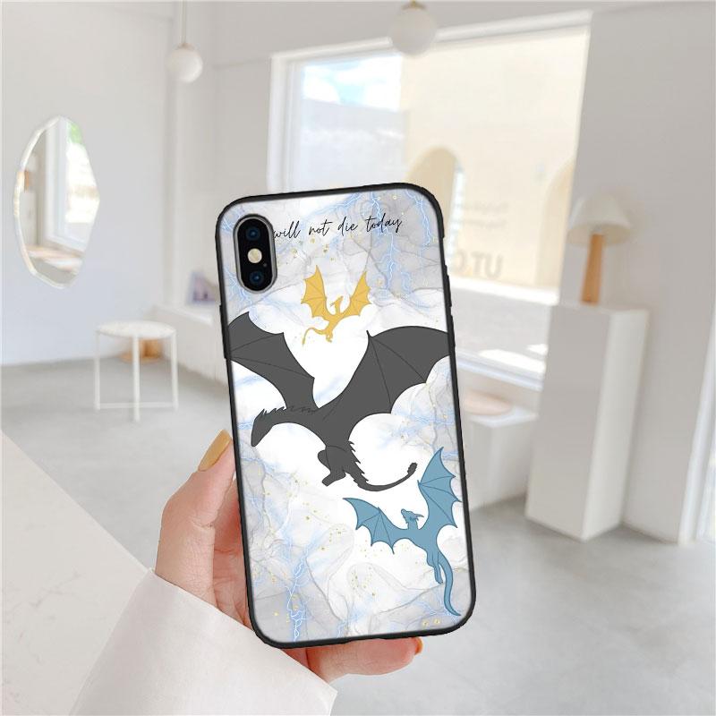 BF59 Fourth wing dragons Soft Shell Phone Case for Xiaomi Poco C40 C50 C51 C55 C65 C71 C75 F3 F5 F6 F7 M2 M3 Pro Ultra