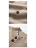 Men's Business Casual Cashmere Cardigan - Thick Stand Collar Wool Knit for Autumn & Winter